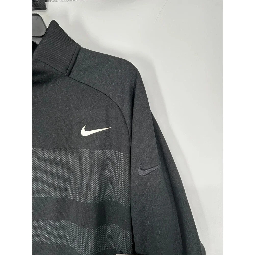 Nike Golf Mens Medium Dri Fit Vapor Standard Fit‎ Quarter 1/4 1/2 Zip BV0390-010